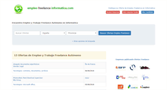 Desktop Screenshot of empleofreelanceinformatica.com
