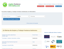 Tablet Screenshot of empleofreelanceinformatica.com